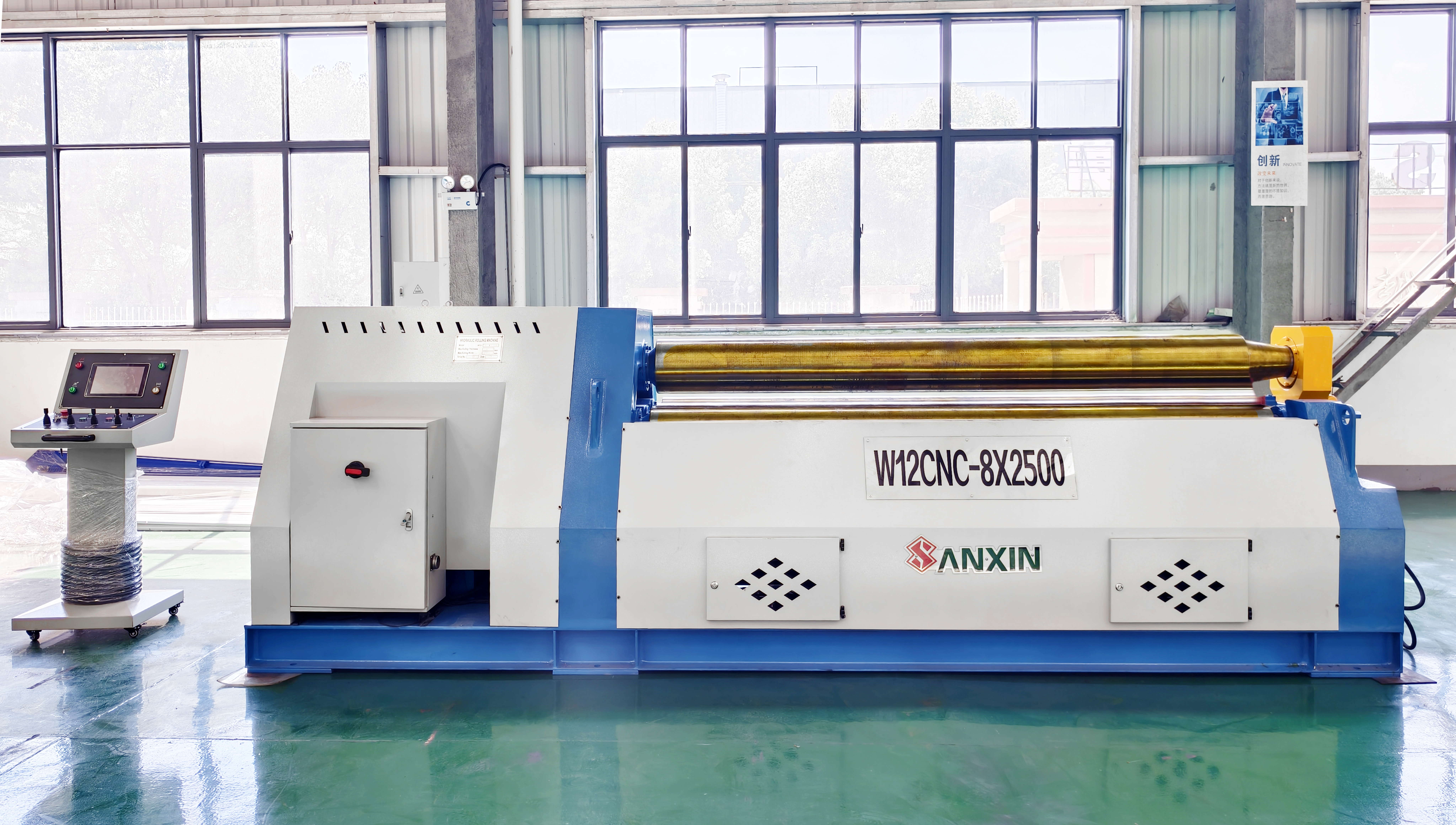 三辊卷板机 正面